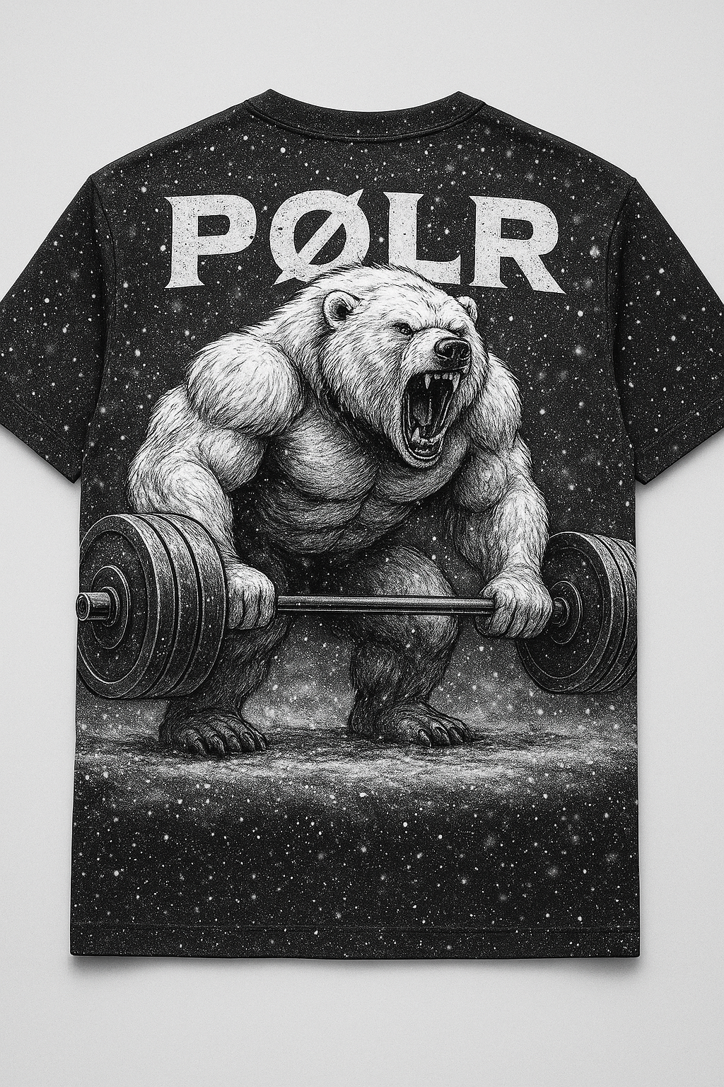 Oversized lifting shirt